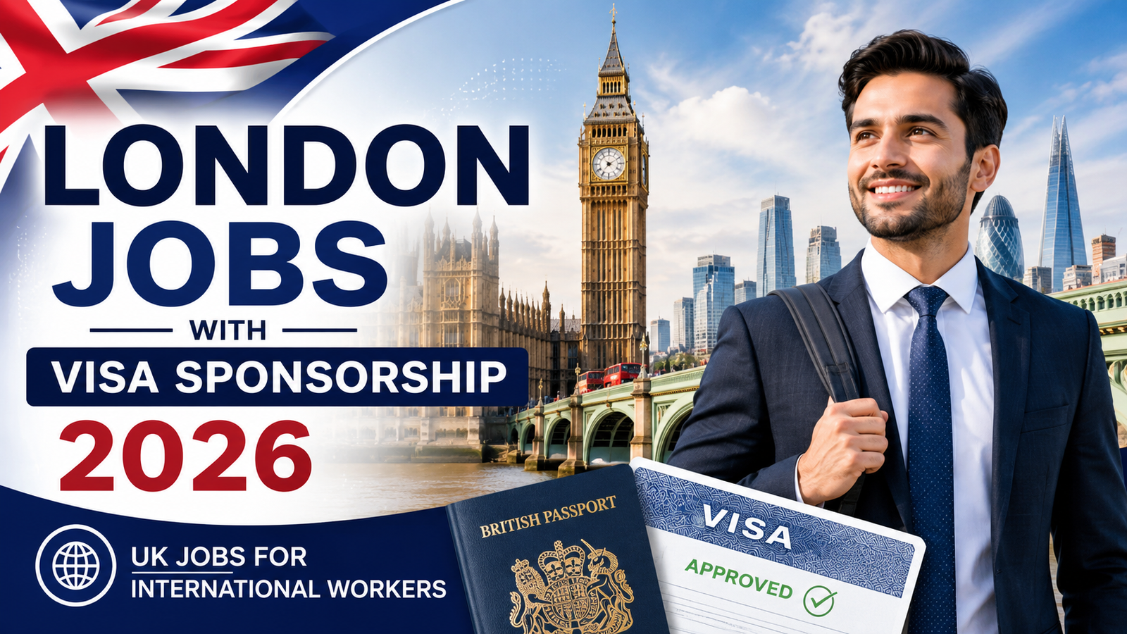 London jobs with visa sponsorship 2026 for international workers