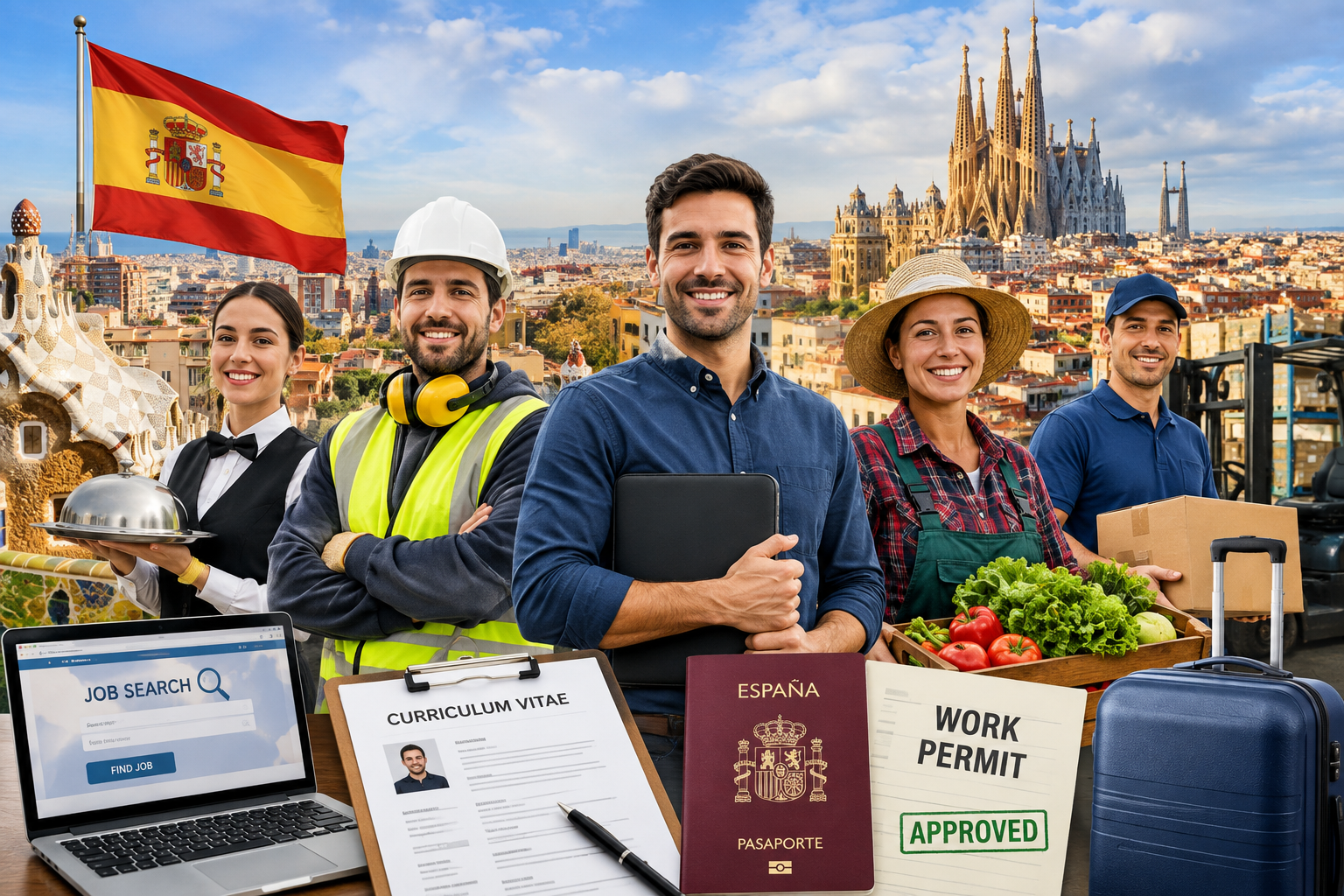 Spain jobs 2026 for foreign workers and work permit opportunities