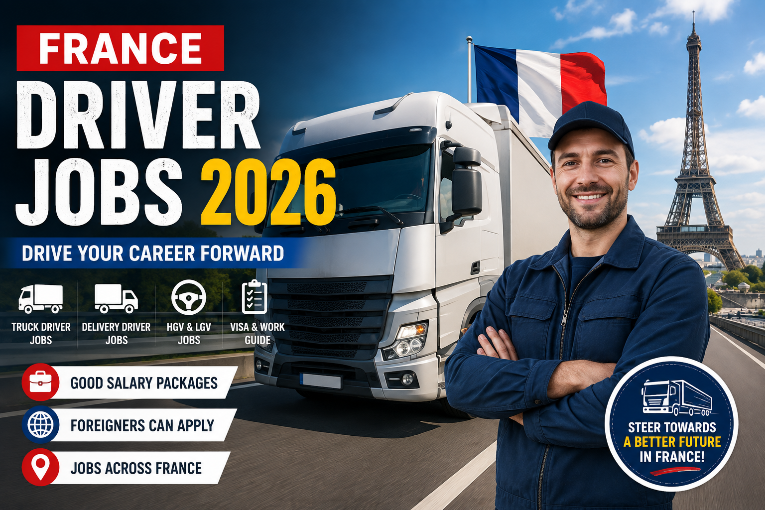 France driver jobs 2026 truck driving jobs in France