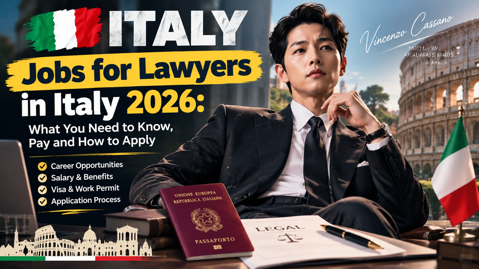 Jobs for Lawyers in Italy 2026